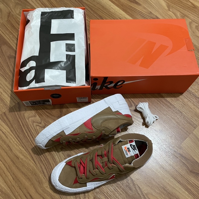 Nike x Sacai Blazer Low British Tan
