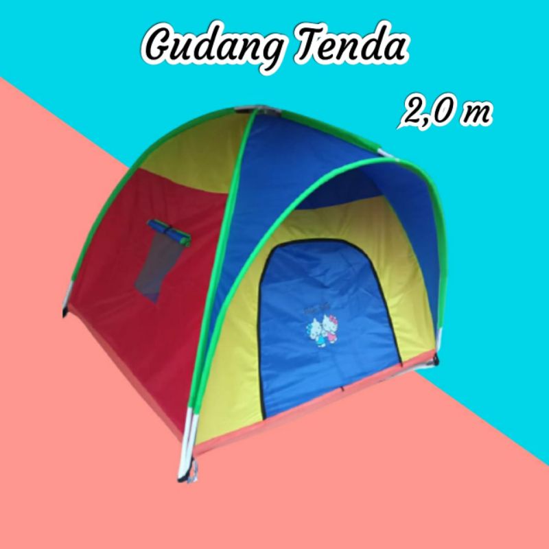 TENDA ANAK MURAH | TENDA ANAK KARAKTER | TENDA CAMPING ANAK UKURAN 200x200 CM