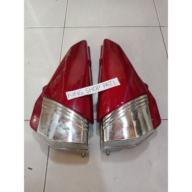 side cover tutup aki rx king merah original