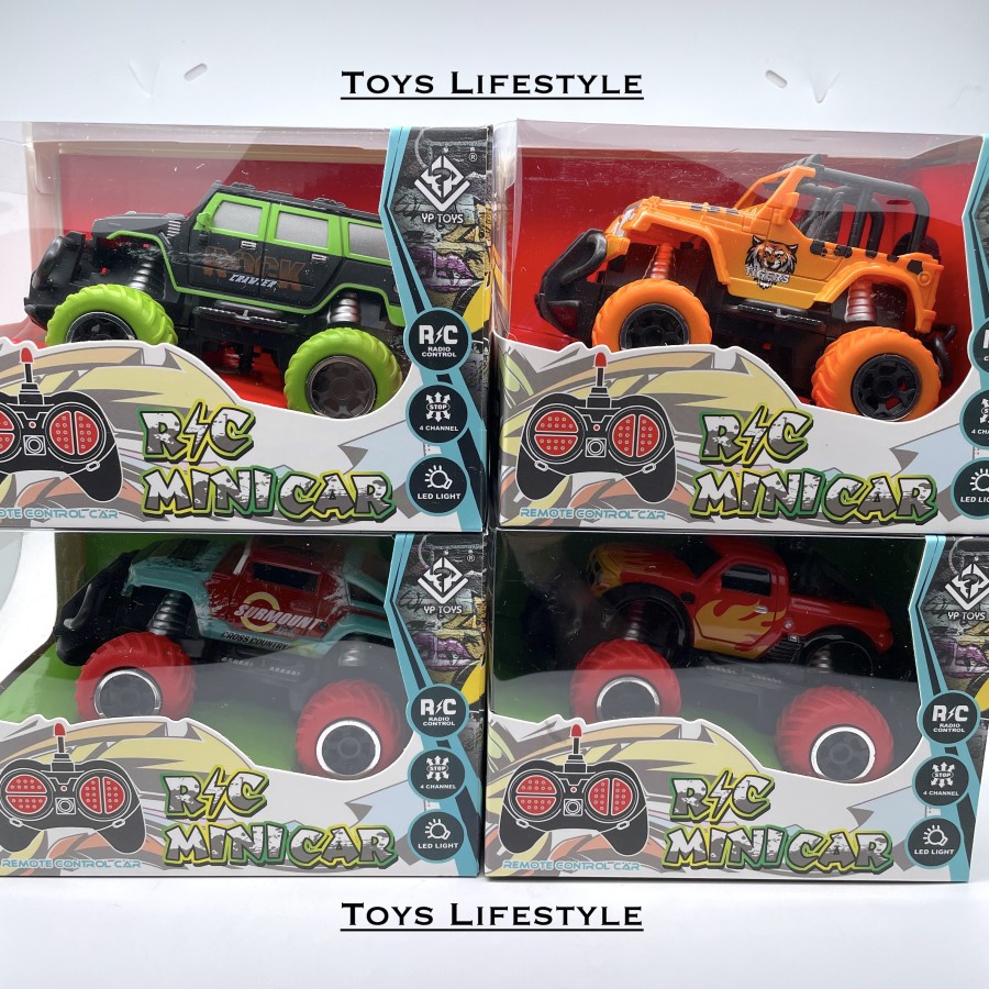 Mainan Mobil Remote Control Anak RC Jeep Cross Country 2WD 1:32