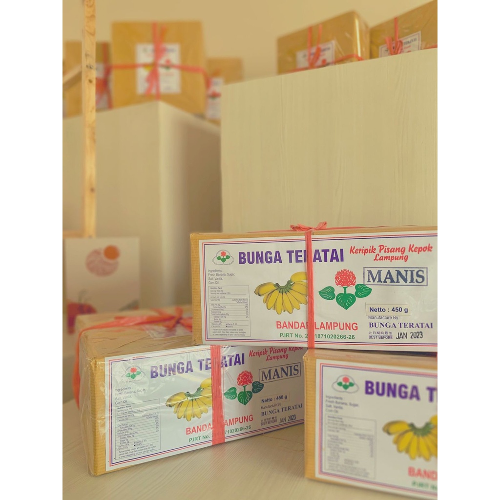 

Keripik Pisang Manis Bunga Teratai 450gr