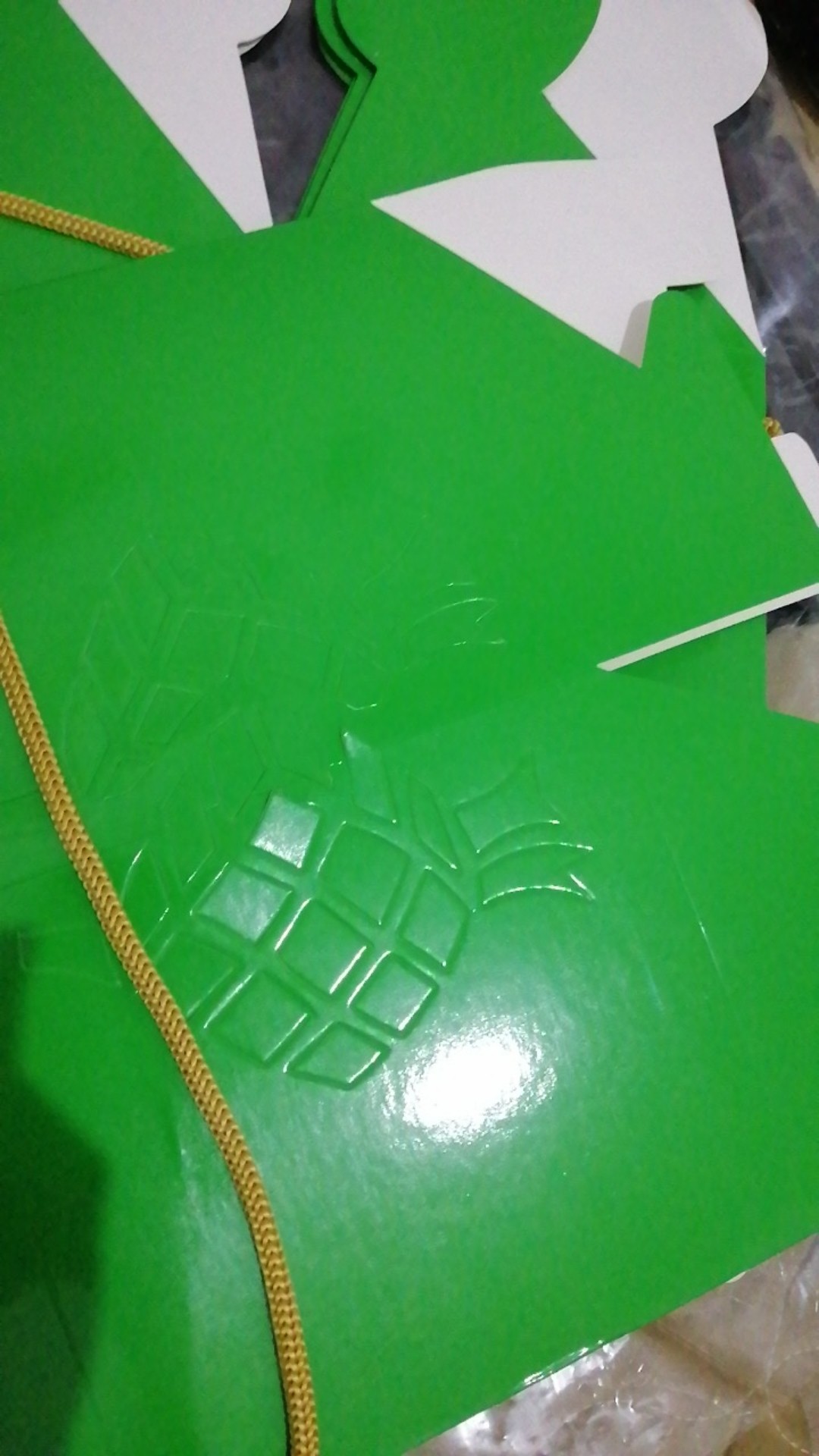 [harga Untuk 5pcs] Parsel Ramadan Hampers Toples Ketupat Warna Hijau Kotak Kue Kering