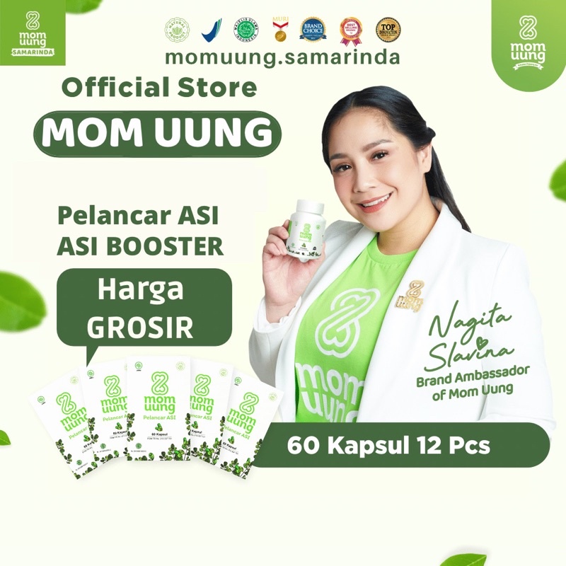 12 MOM UUNG GROSIR Paket Reseller Pelancar ASI Booster Momuung 60 Kapsul &amp; 30 Kapsul Momuung Samarinda Balikpapan Smd Jawa jakarta