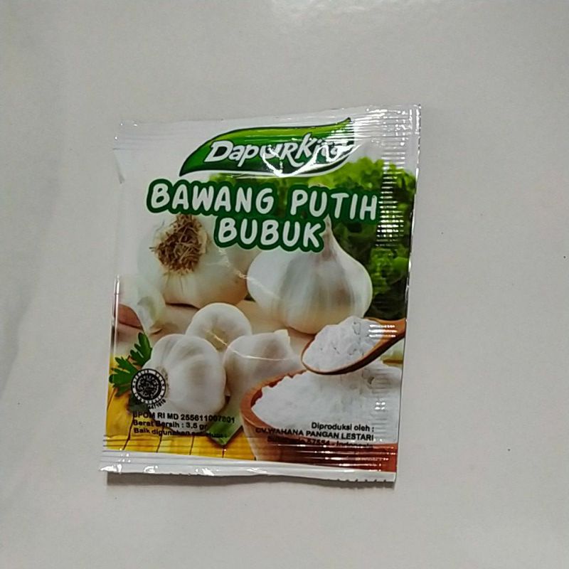 

Dapur Kita Bawang Putih Bubuk 3,5g Bumbu Memasak Instan