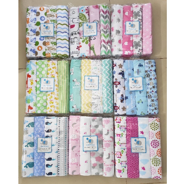 Bedong Bayi Carterlove 4in1 Selimut Bedong Bayi Halus Alas Kain Bayi Lembut Bahan Flanel