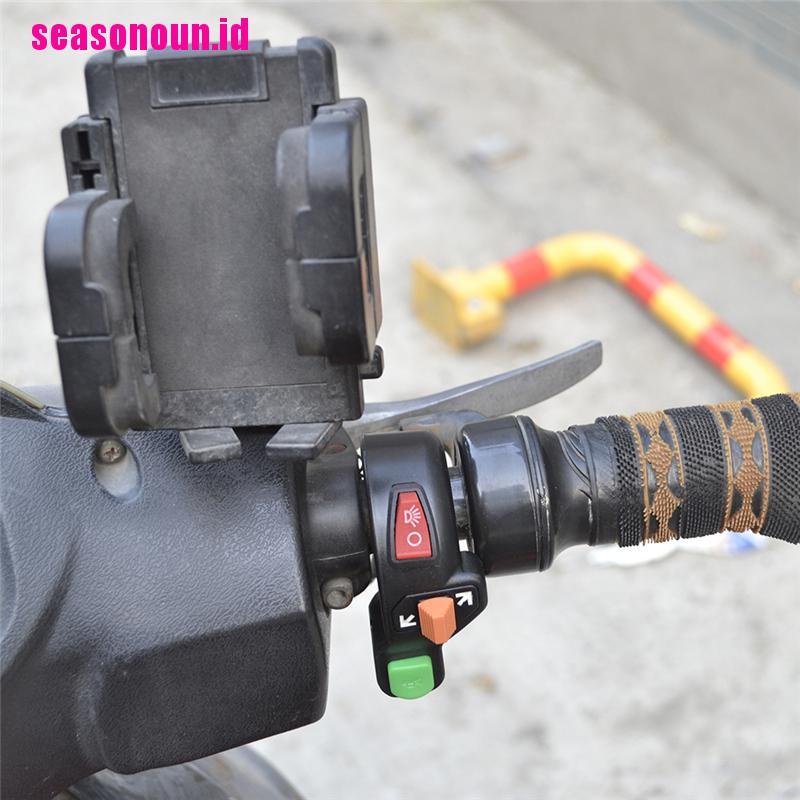 (seasonoun) Tombol Start On / Off Klakson Motor ATV Universal Ukuran 7 / 8 &quot;