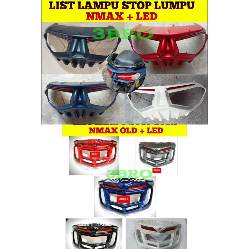 COVER LAMPU BELAKANG NMAX OLD NMAX NEW 2020+ STOP LAMPU