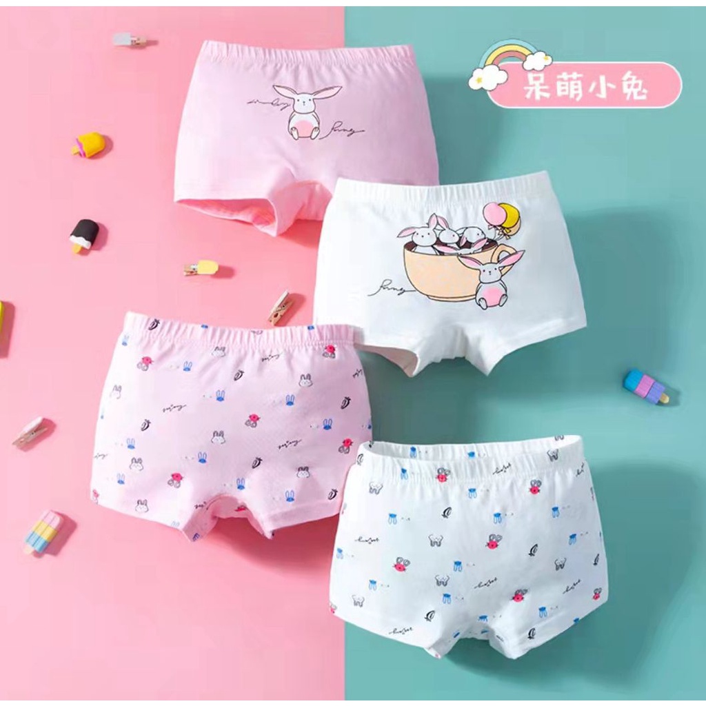 TASHAPPY CD002 Celana Dalam Anak Import Berkualitas (1 Box isi 4) Lucu Terbaru supplier import