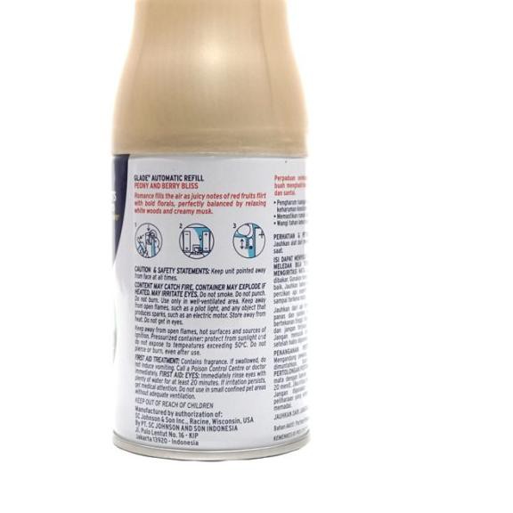 ♞ GLADE AUTOMATIC SPRAY REFF PEONY&BERRY BLISS146G ➼