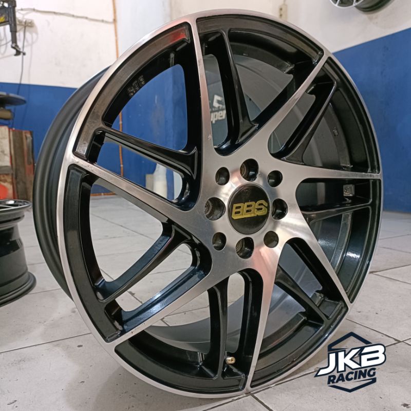 Velg Racing Mobil Second BBS Ring 17 lebar 7 pcd 4x100-114.3 Et 42