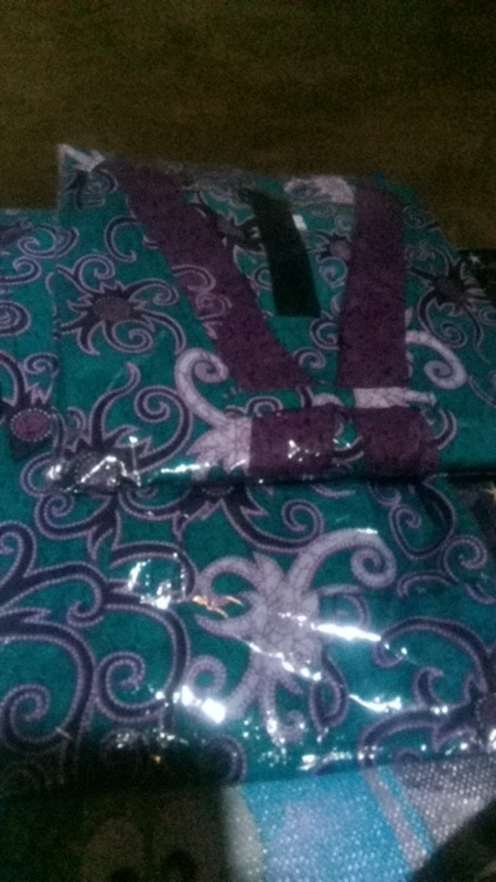 ( Promo Cod / Bisa Pisah ) Maura Couple - Sania Ruffle Batik Couple - M L Xl Xxl