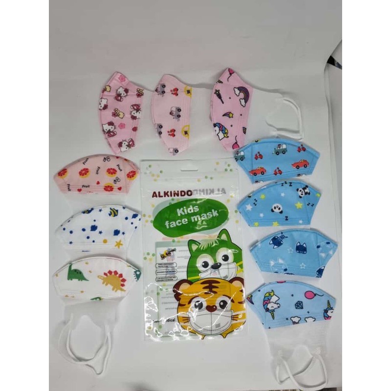 [CODE MDA] Masker Duckbill Anak Motif Karakter isi 50 Pcs