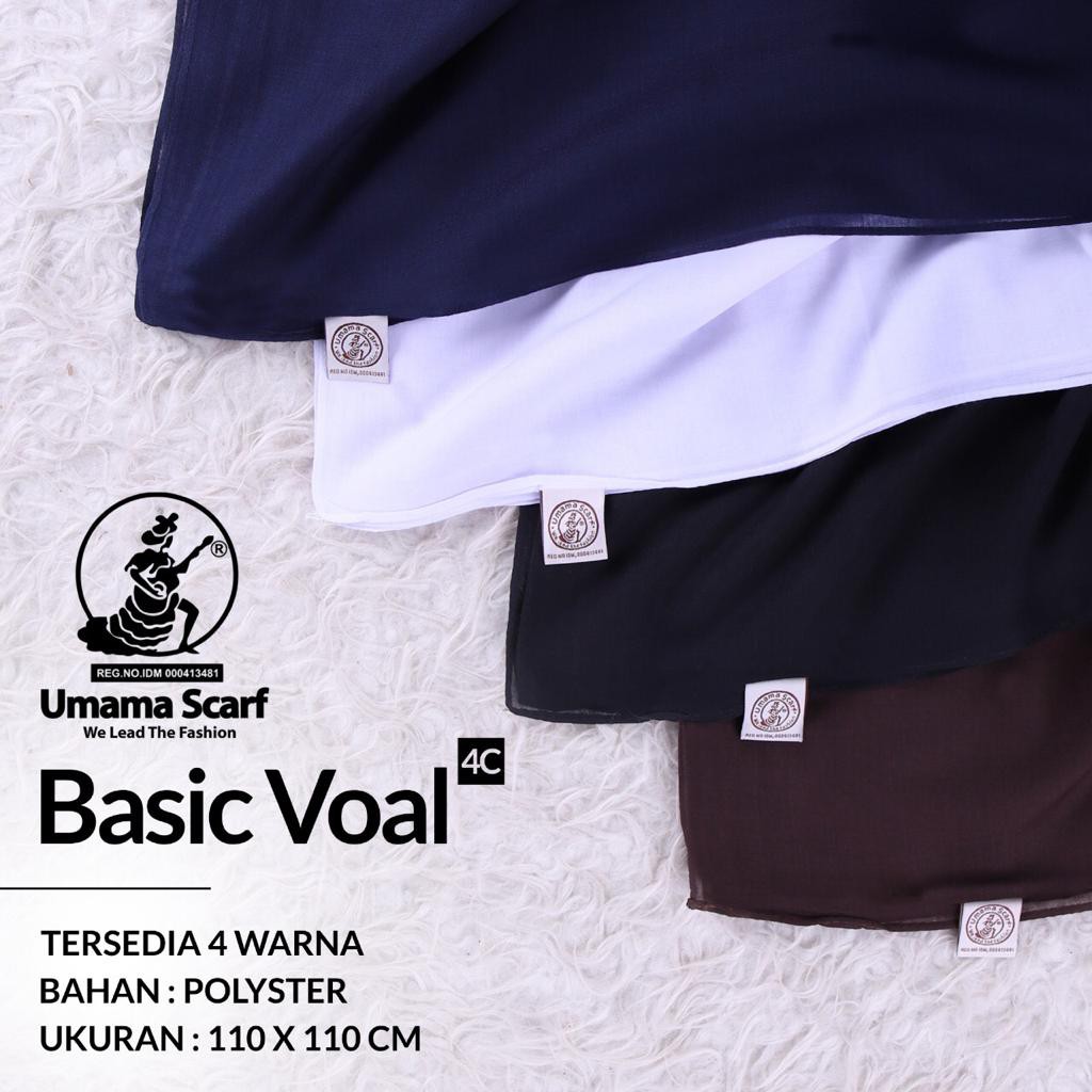 Hijab Basic Voal Umama premium edisi sekolah/ JILBAB SEKOLAH PREMIUM / HIJAB PARIS VOAL PREMIUM