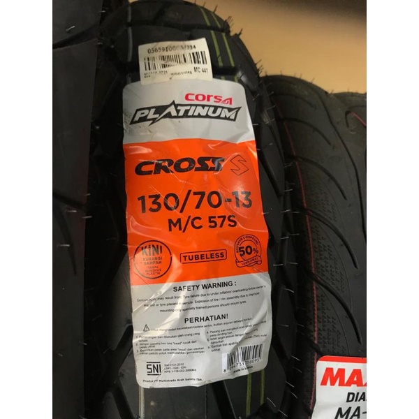 BAN CORSA PLATINUM CORSA S 130/70-13