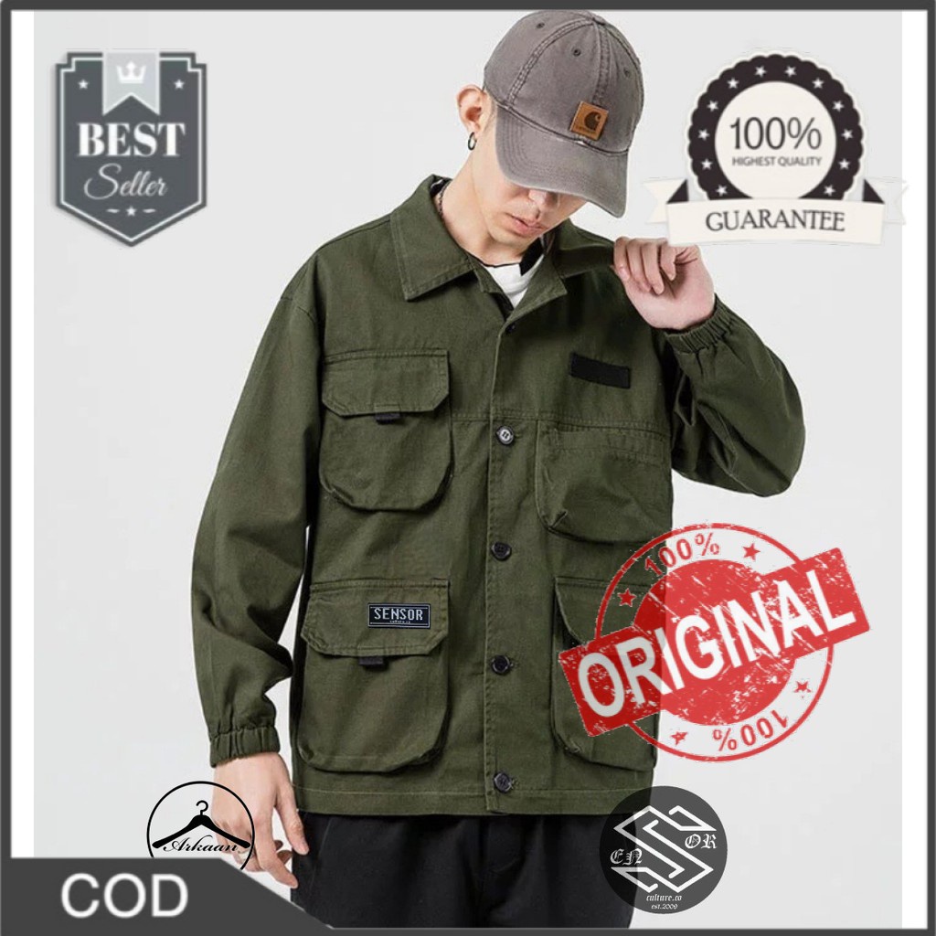 TERLARIS  AKN JAKET SEMI PARKA SNSR MMIX / JAKET SEMI PARKA PRIA ORIGINAL SENSOR #