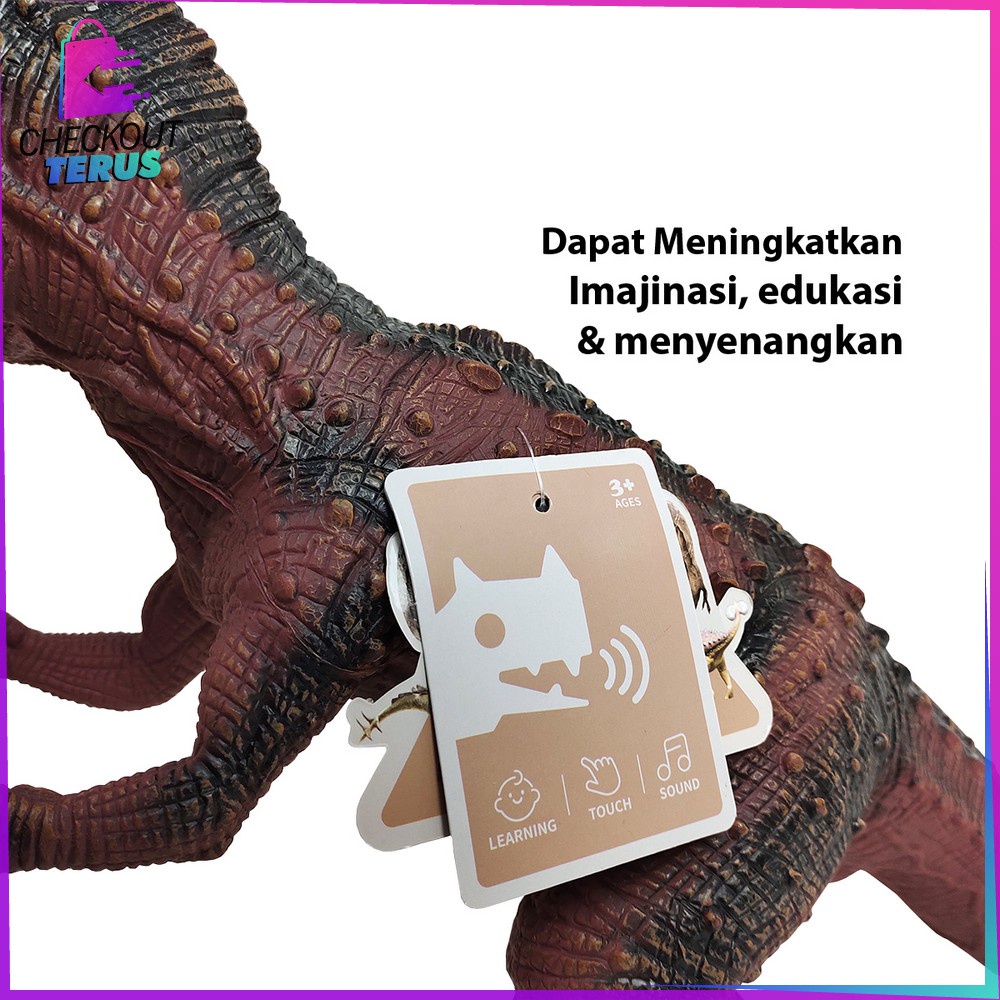 CT M263 M265 Maenan Edukasi Dino Toys Animal Figur Mainan Dinosaurus T Rex Jurassic World Mainan Anak Dinosaurus