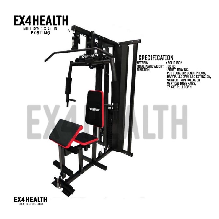 Ex4health Multigym 3 Station (Sandsack & Sit Up)
