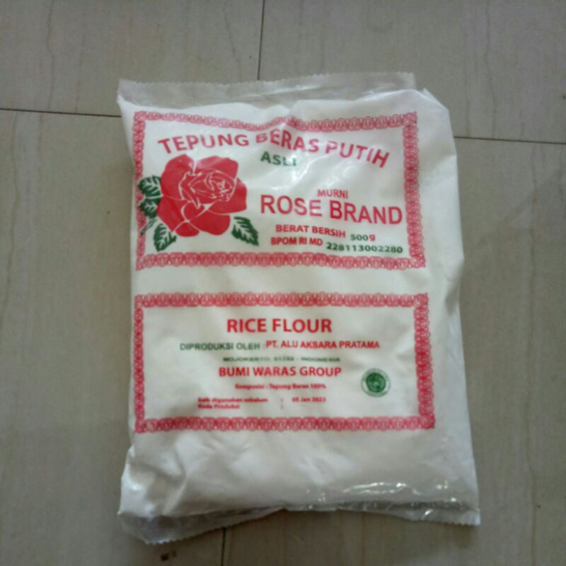 

tepung beras rose brand 500g
