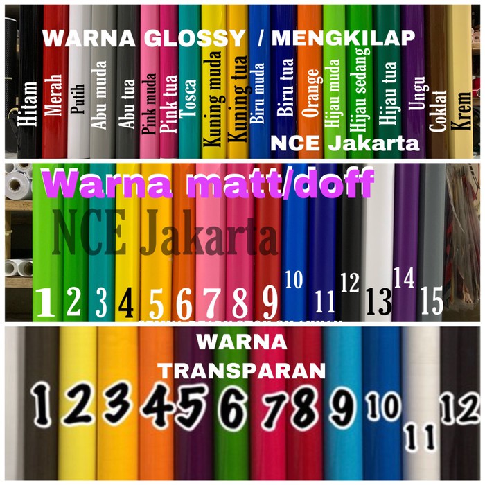 

Sale STIKER SKOTLET WARNA POLOS SEMUA WARNA Spesial