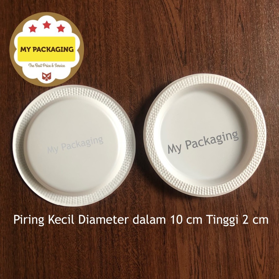 Piring Plastik Sedang isi 10pcs/pack