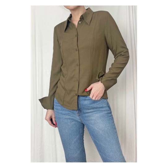 Longsleeved button tailored shirt