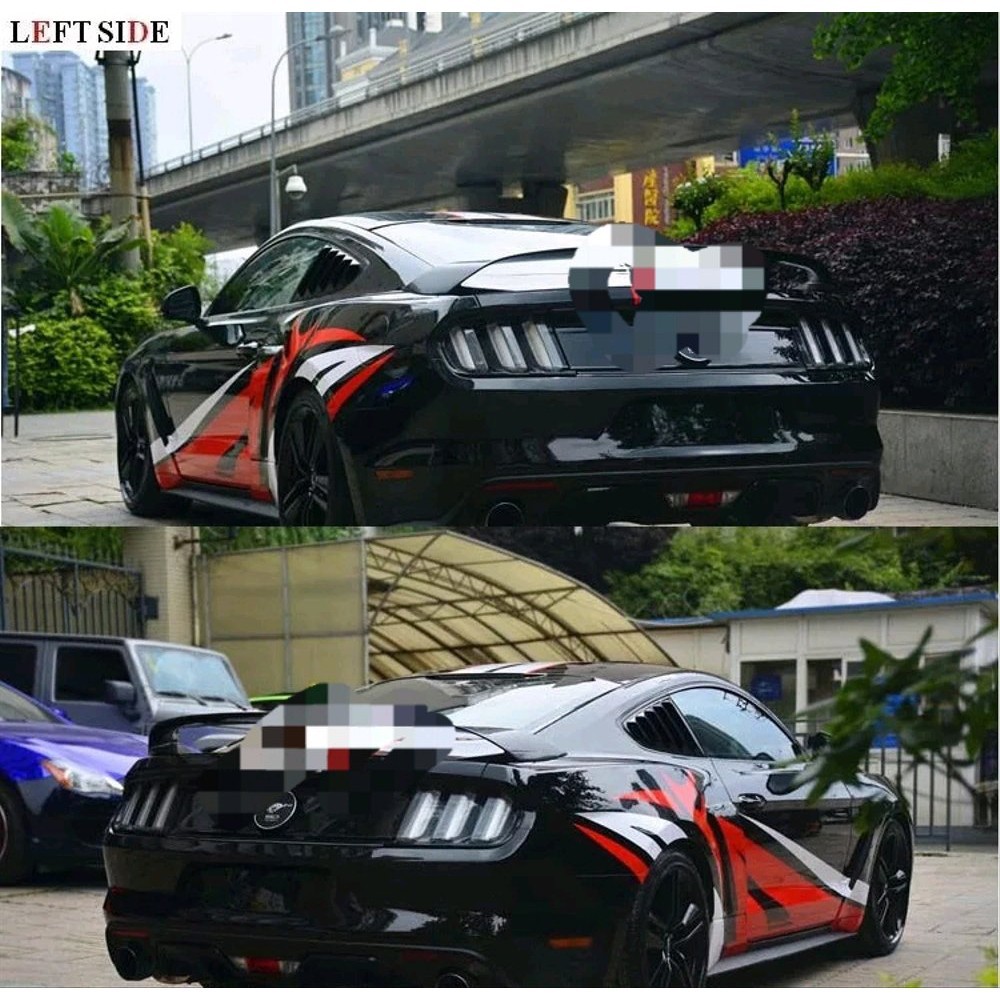 COD Stiker Mobil Balap Stiker Body Mobil Dua Warna Stiker All Mobil Shopee Indonesia