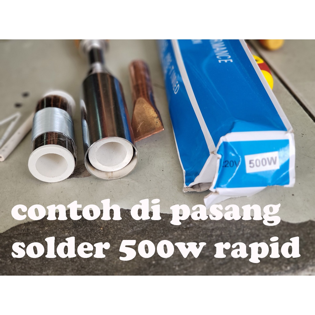 elemen solder keramik 500w ceramic 500watt rapid