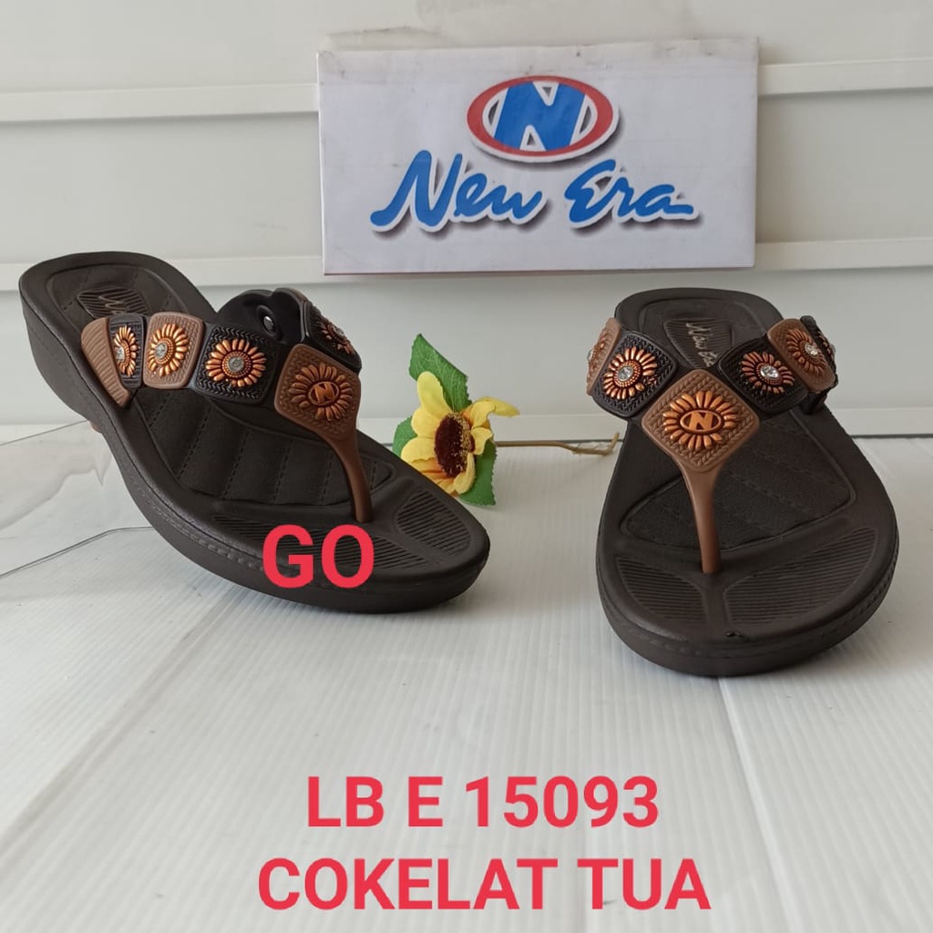 gof NEW ERA LB E 15093 Sandal Jepit Karet Wanita Size 37/41