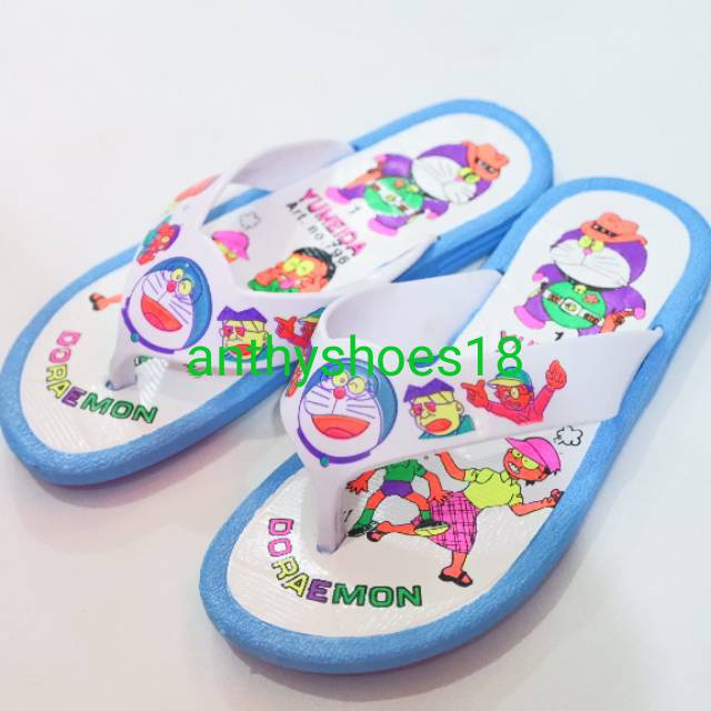 MY BABY Sandal Jepit Karet Anak Jadul Doraemon Yumeida 796 jadul