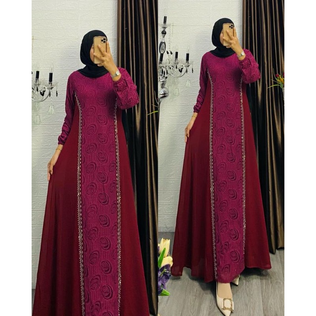 GAMIS BRUKAT MIX CERUTY | GROSIR PAKAIAN WANITA TERMURAH MEDAN