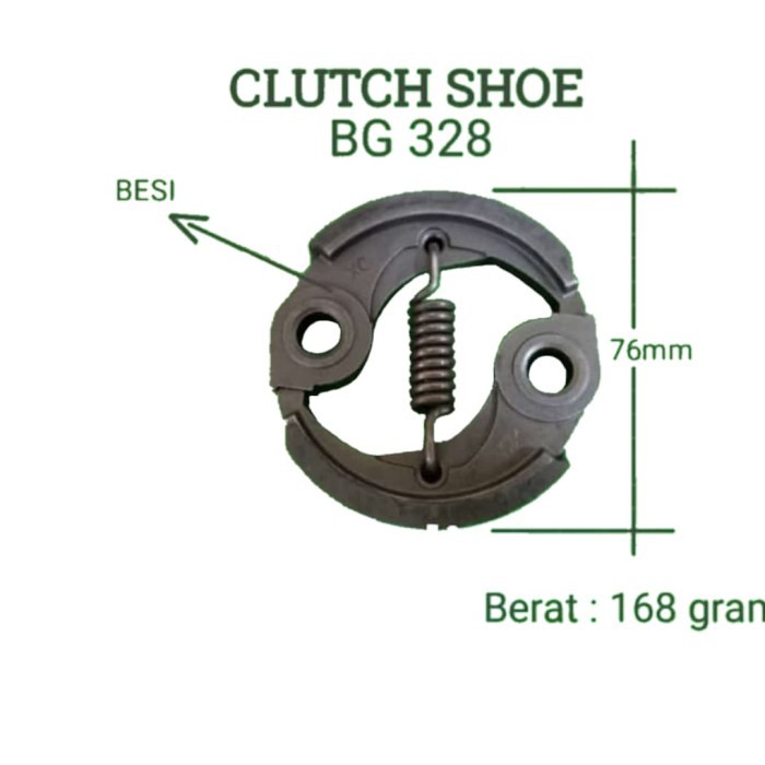 kampas kopling mesin potong rumput gendong 328 alat papas semak 318