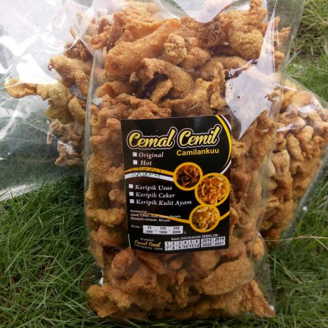 

Kripik kulit ayam krispi netto 1kg
