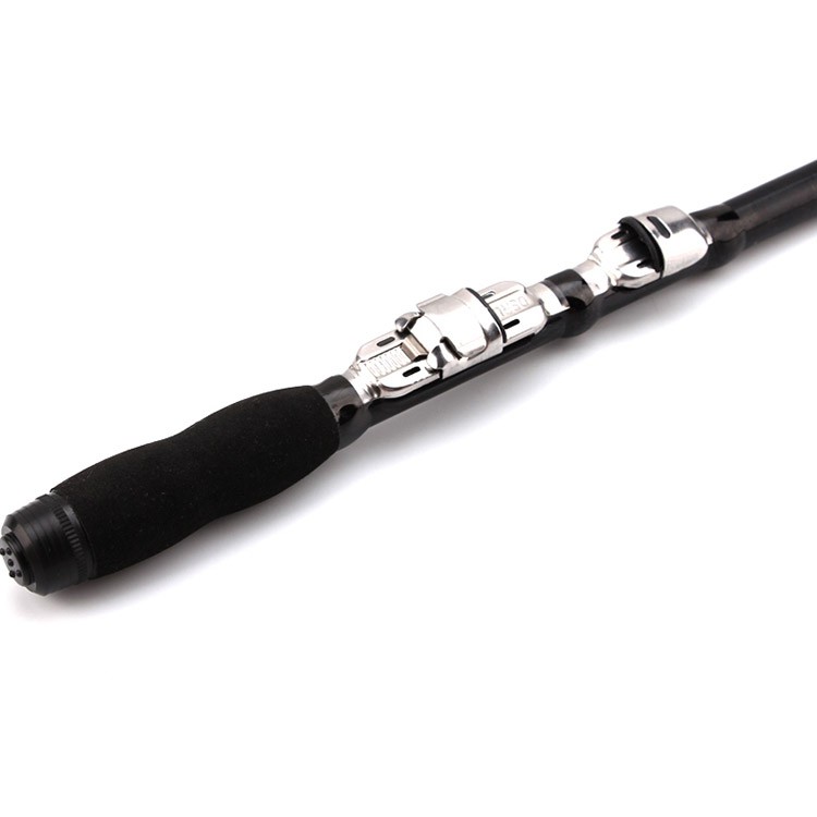 Derui Joran Pancing Portable Telescopic 1.5m / 2.1m - S6 - Black