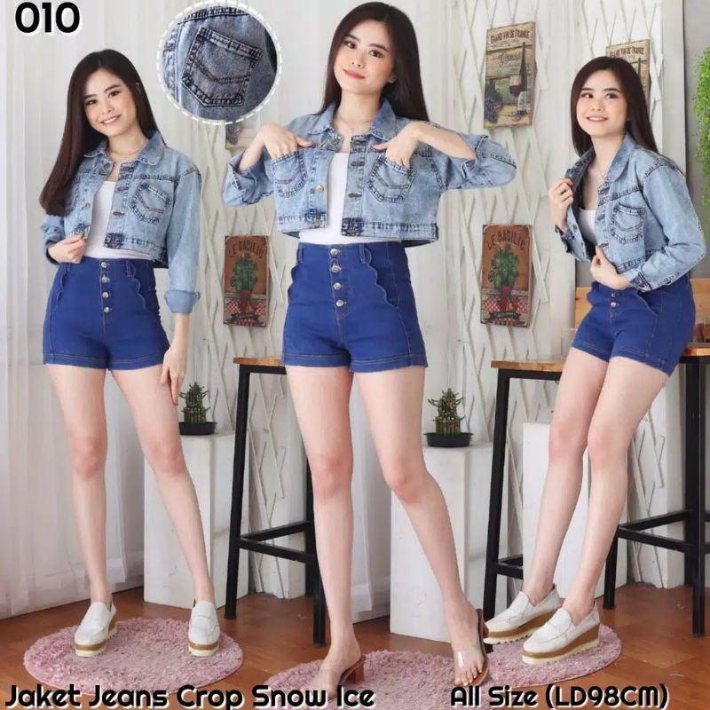 SV JAKET JEANS CROP