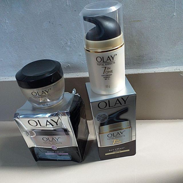 Olay 7in1 7 in 1 Total Effects Day Night Cream Serum