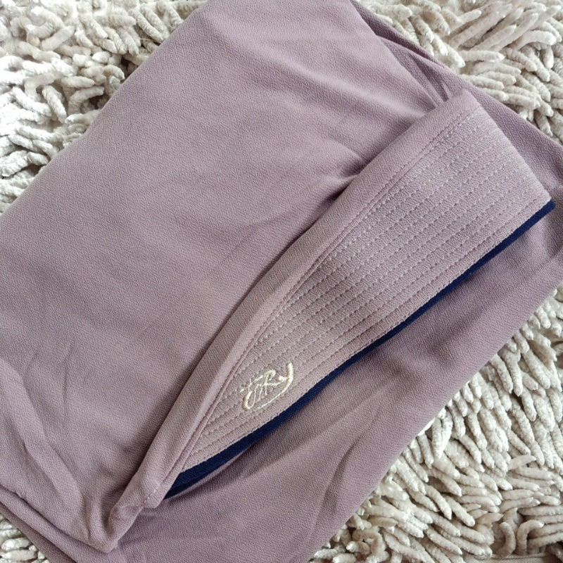 063 SYAR'I LIST ORI AREY HIJAB | JILBAB INSTAN KERUDUNG ORIGINAL-Beige