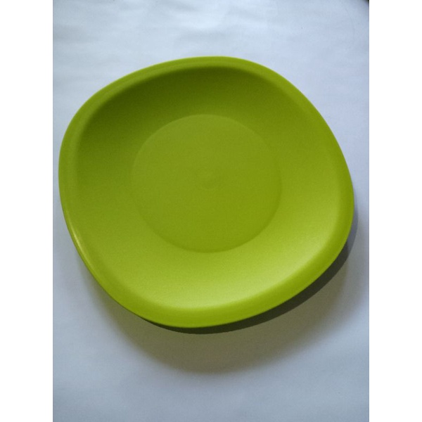 piring tupperware hijau/plate tupperware
