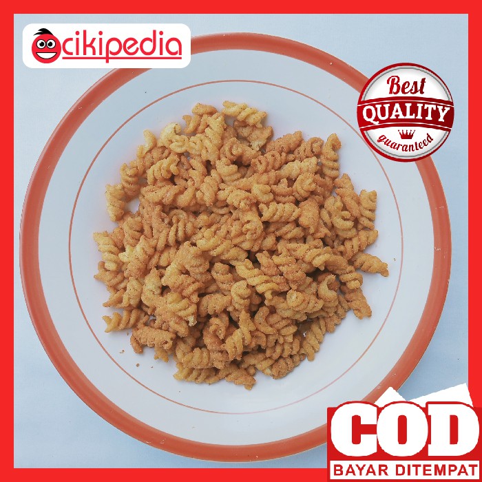 

MAKARONI SPIRAL KERITING 250 GRAM CEMILAN / SNACK / MAKANAN RINGAN ENAK LEZAT - CIKIPEDIA