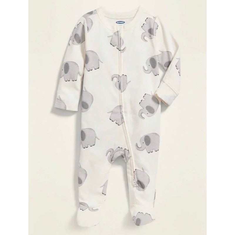 old navy baby sleepsuit elephant baju tidur bayi