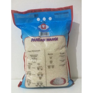 Beras Topi Koki Pandan Wangi 5 Kg - Beras Harum (Kemasan baru) | Shopee