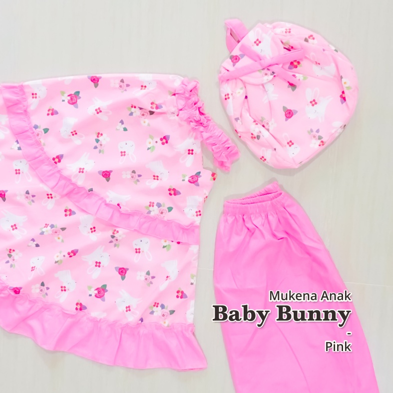 MUKENA ANAK BABY BUNNY PINK BABY 1 2 TAHUN Shopee MUKENA ANAK BABY BUNNY PINK BABY 1 2 TAHUN Shopee