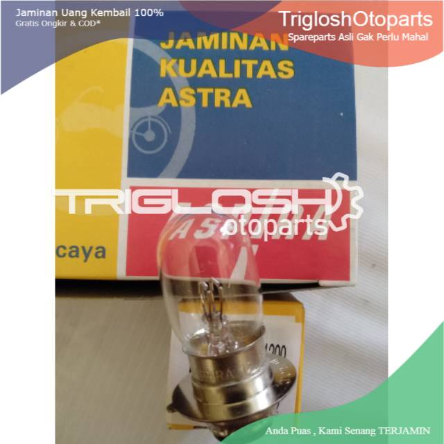 MURAH Lampu depan standar all matic merk aspira by pt.astra otoparts