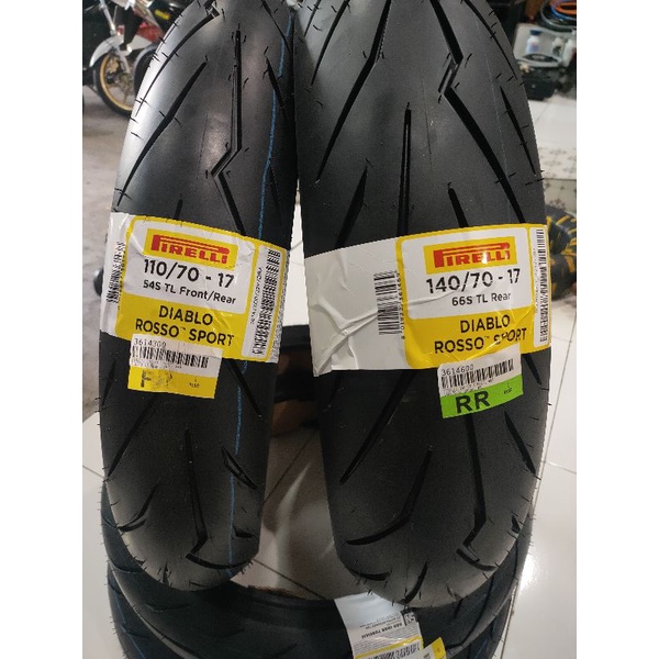 Ban Pirelli Diablo Rosso Sport 110/70&amp;140/70-17