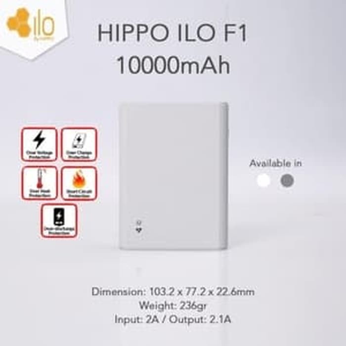 Hippo Powerbank ILO F1 10000 MAH