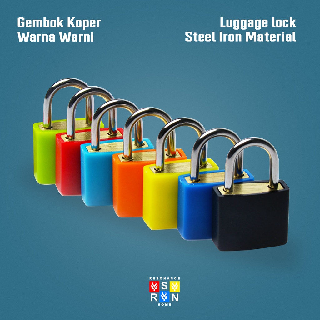 Gembok Koper Warna Warni / Luggage Lock Resonance Home