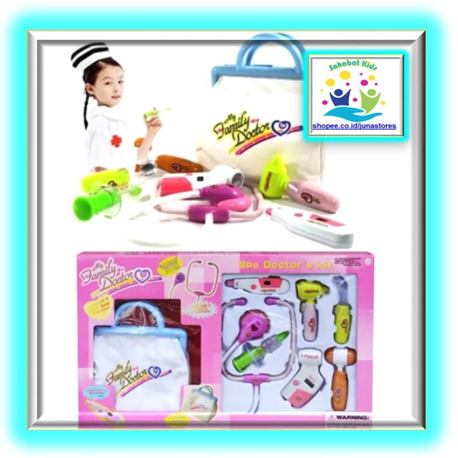 Mainan Set Dokter Anak Edukasi Dokteran Pretend Play Lengkap Ada Bunyi Dan Nyalam Lampu