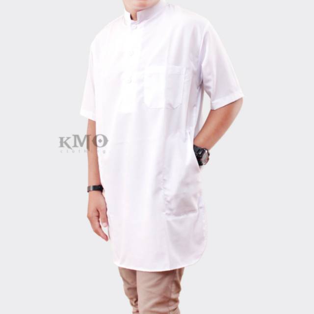 KMO Baju Koko Kurta Pria Lengan Pendek