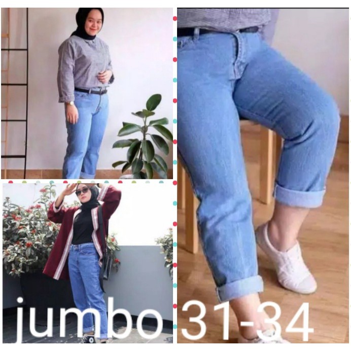 CELANA BOYFRIEND POLOS/boyfriend jeans wanita