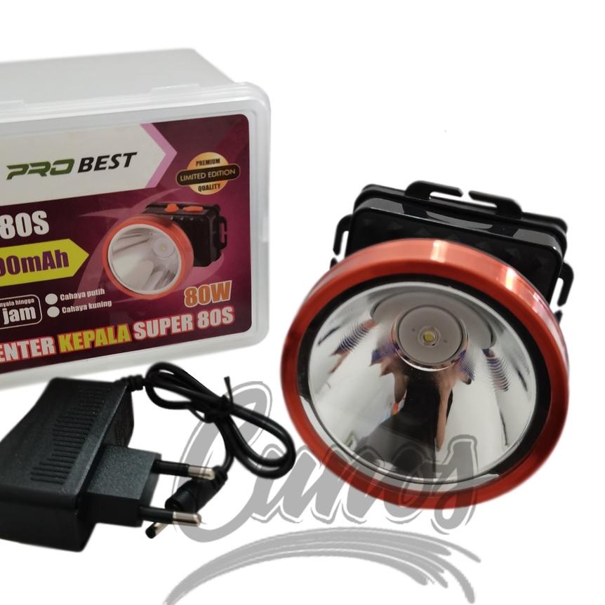 ➴ Senter Kepala 80 Watt Probest PB-80S ❃