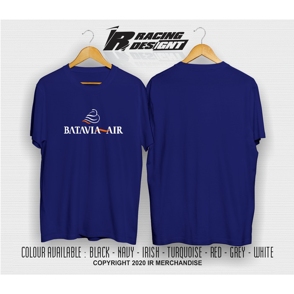 Kaos T-shirt Batavia Air Kualitas Distro Terbaru -IR Merch